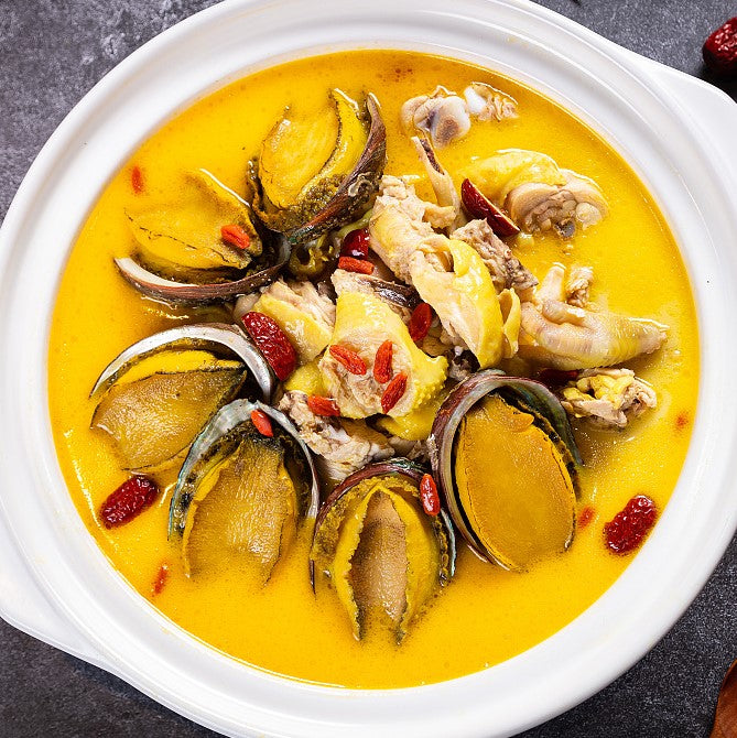 鮑魚花膠燉雞湯 (8-10人)